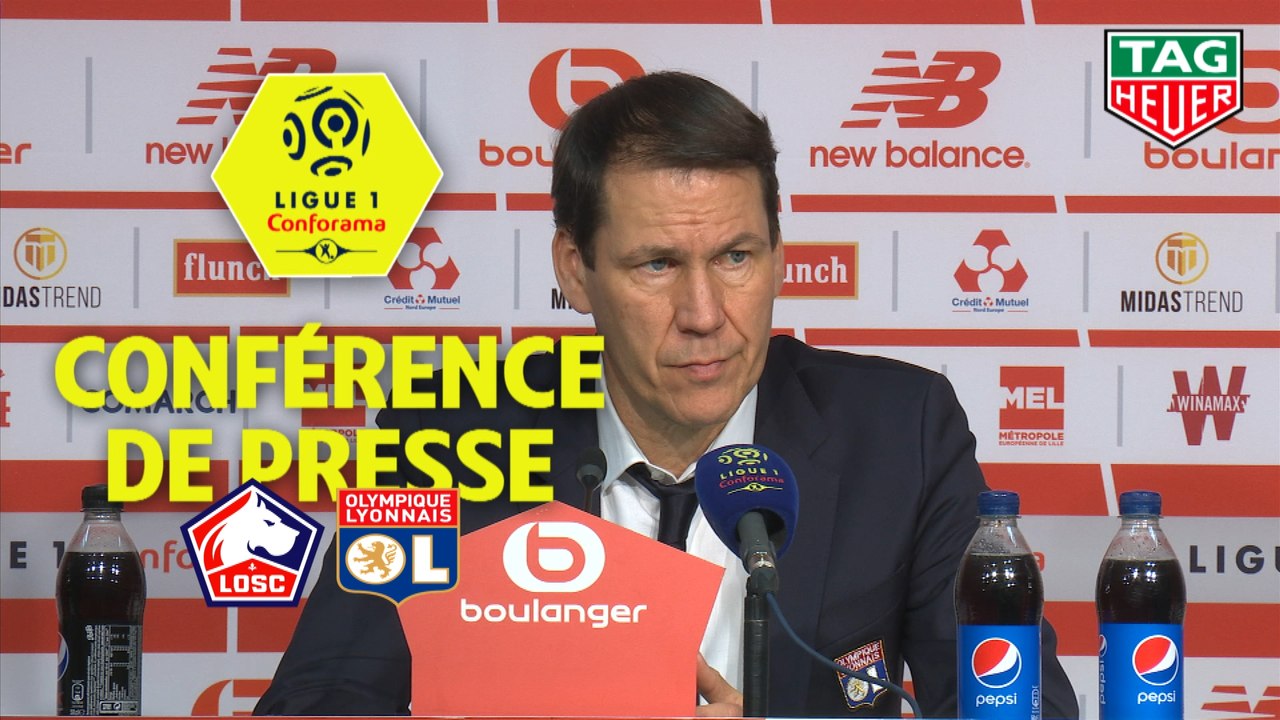 Conférence de presse LOSC - Olympique Lyonnais (1-0) : Christophe  GALTIER (LOSC) - Rudi GARCIA (OL) - 2019/2020