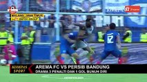 Dramatis! 3 Penalti dan 1 Gol Bunuh Diri, Persib Bandung Taklukkan Arema FC