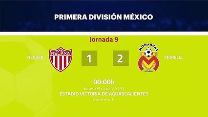 Resumen partido entre Necaxa y Morelia Jornada 9 Liga MX - Clausura