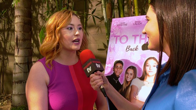 Jillian Clare Interview To The Beat! Back 2 School Premiere Red Carpet