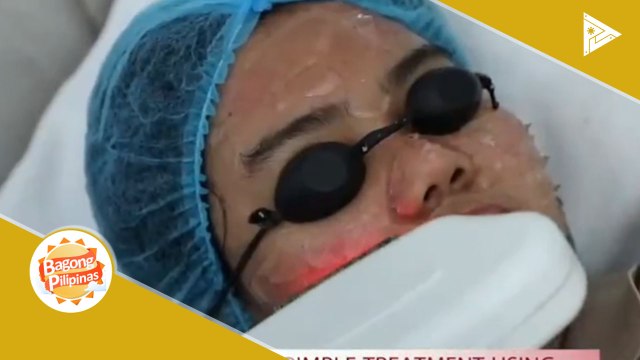 DERMAESTHETIQUE: Pimple treatment using photopneumatic therapy