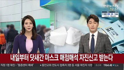 내일부터 닷새간 마스크 매점매석 자진신고 받는다