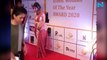 Whoa! Hina Khan looks stunning in Indo Western outfit at award function