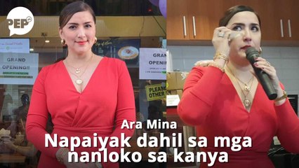 Ara Mina, napaiyak nang maalala ang mga nanloko sa kanya sa negosyo