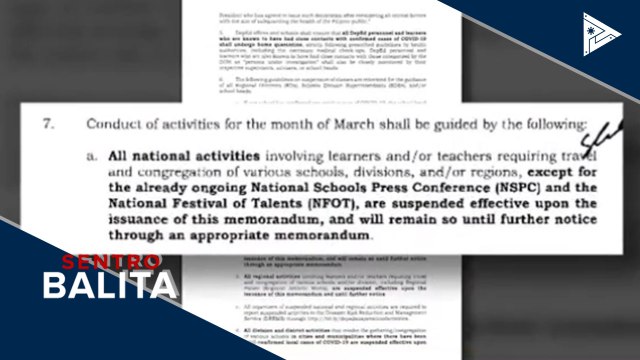 Mga hakbang para sa kaligtasan ng mga estudyante at DepEd personnel, patuloy