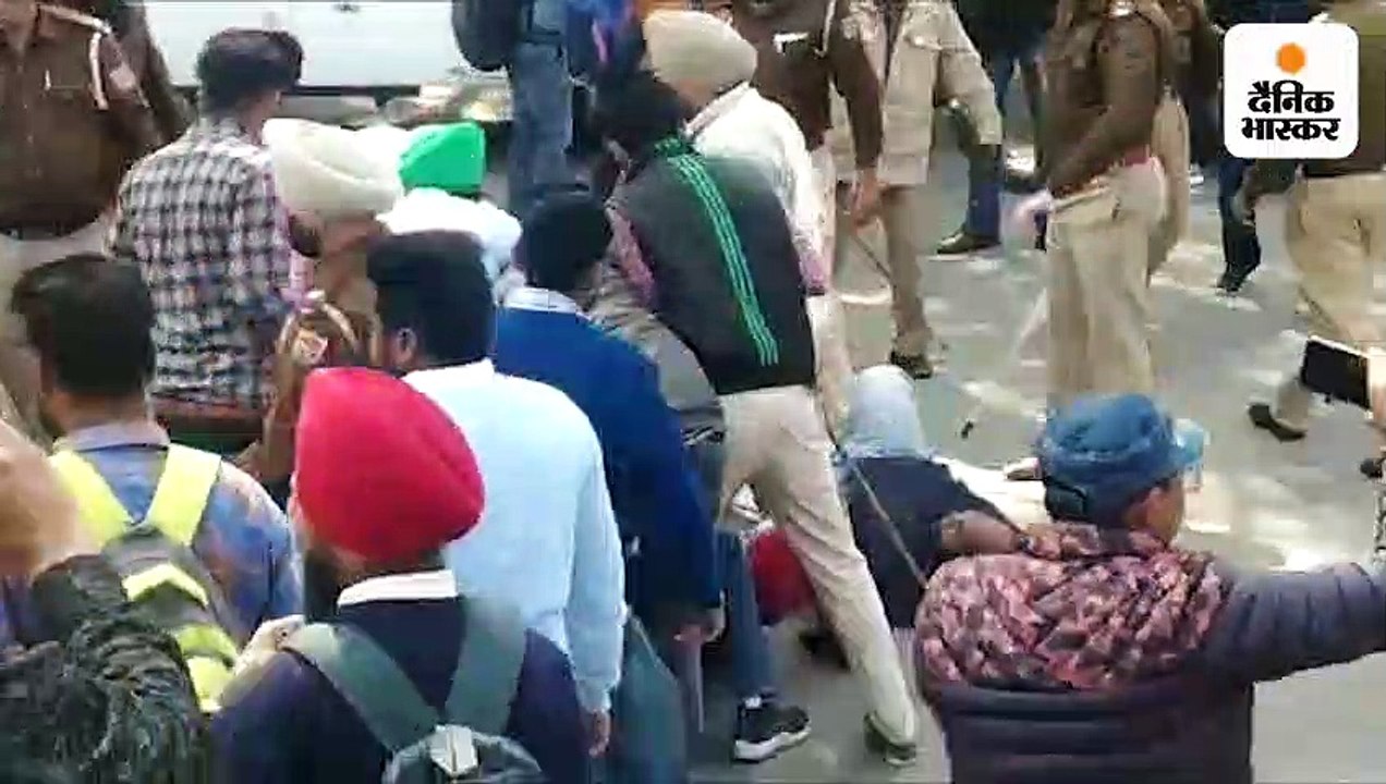 सीएम आवास घेरने जा रहे टीईटी पास प्रदर्शनकारियो...