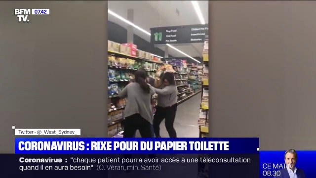 En Australie, le coronavirus engendre des bagarres pour du papier toilette dans les supermarchés