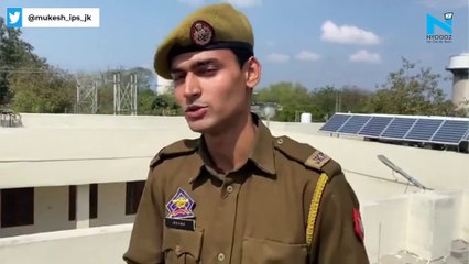 Watch: Jammu & Kashmir constable wins hearts with his rapping skills