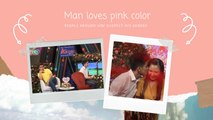 A MAN LOVES PINK COLOR MAKES PEOPLE AROUND HIM SUSPECT HIS GENDER. 