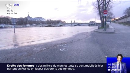 Les images de la crue de la Seine, qui se stabilise ce matin à Paris