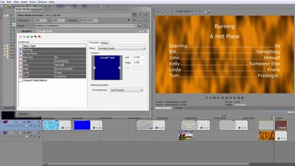 Vegas Pro 49 Credit Rolls