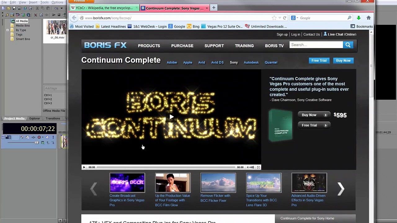 Vegas Pro 41 BCC UpRez