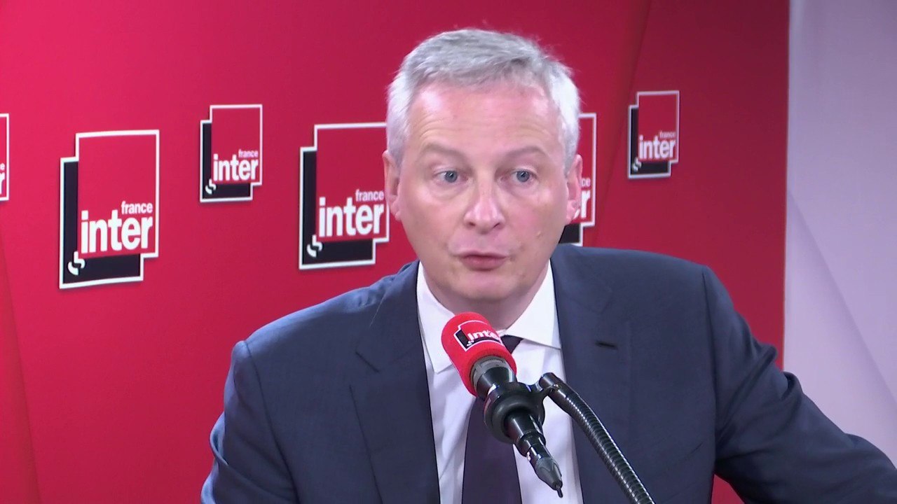 Bruno Le Maire, ministre de l'Économie et des F...