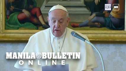 Pope voices support for virus and Syria victims in livestream message
