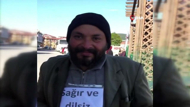 Sağır ve dilsizim diyen dilenci zabıtayı görünce...