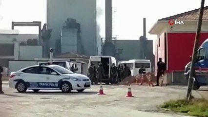 İzmir'de fabrikada rehine krizi!