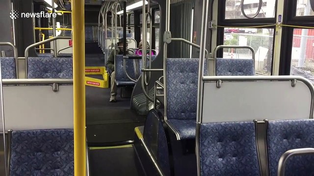 Seattle streets and buses empty as coronavirus fears kick in