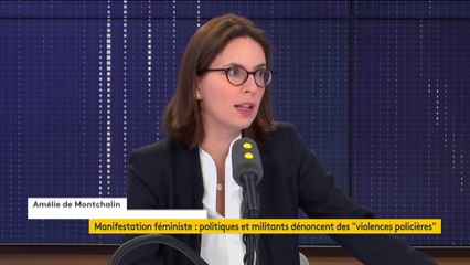 Intervention des forces de l'ordre lors d'une marche féministe samedi à Paris : Amélie de Montchalin demande "des éclaircissements"