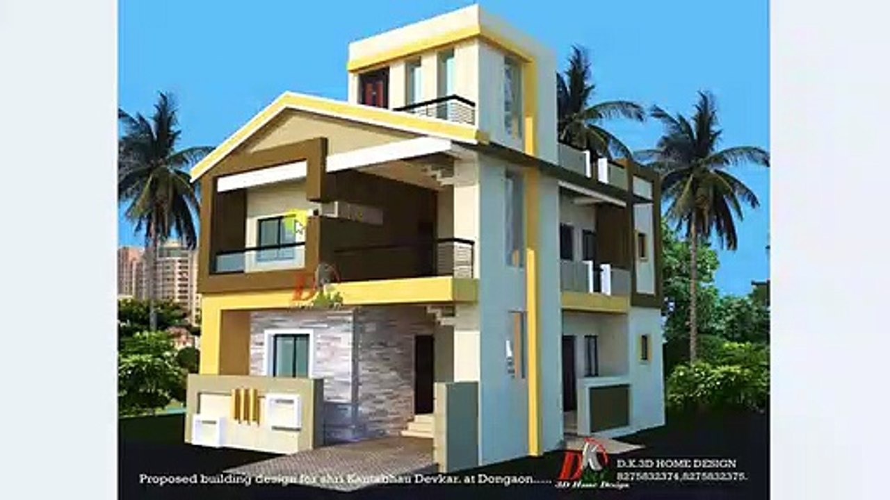 27X37 FT ONLY HOUSE FRONT DESIGN