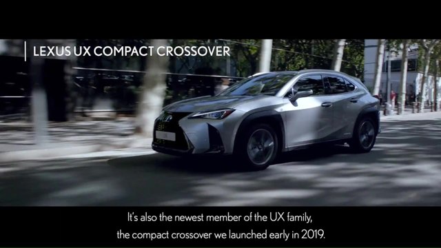 First Lexus All-Electric Vehicle - UX 300e - European Premiere