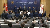 Adalet Bakanı Gül ve Milli Eğitim Bakanı Selçuk, Eğitim ve Öğretim İş Birliği Protokolünü imzaladı