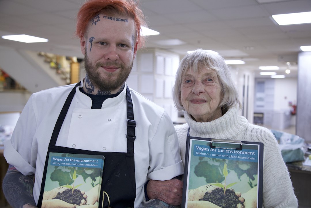 Vegan Masterchef star puts on vegan spread at Atkinsons in Sheffield