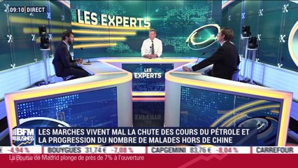 Les Experts : Les marchés vivent mal la chute des cours du pétrole et la progression du nombre de malades hors de Chine - 09/03