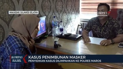 Dugaan Penimbunan Masker,Penyidikan Kasus Dilimpahkan Ke Polres Maros