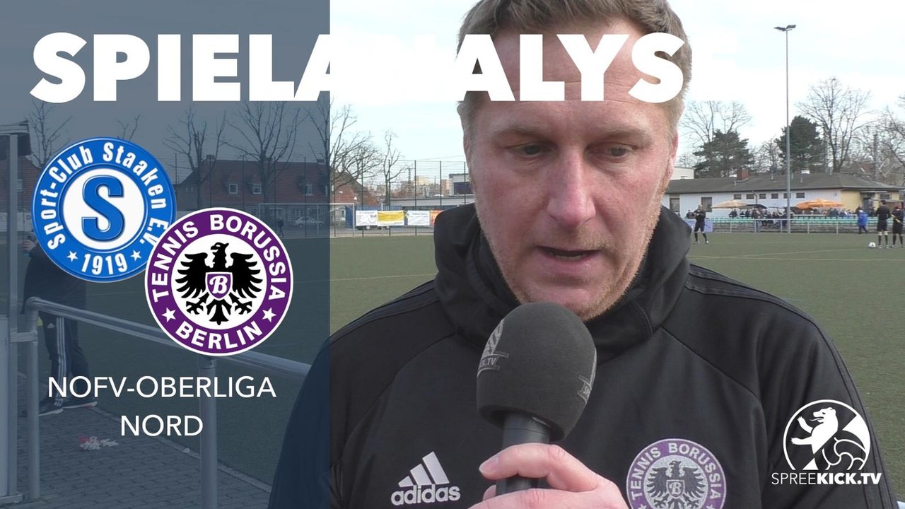Die Spielanalyse | SC Staaken - Tennis Borussia Berlin (NOFV-Oberliga Nord)