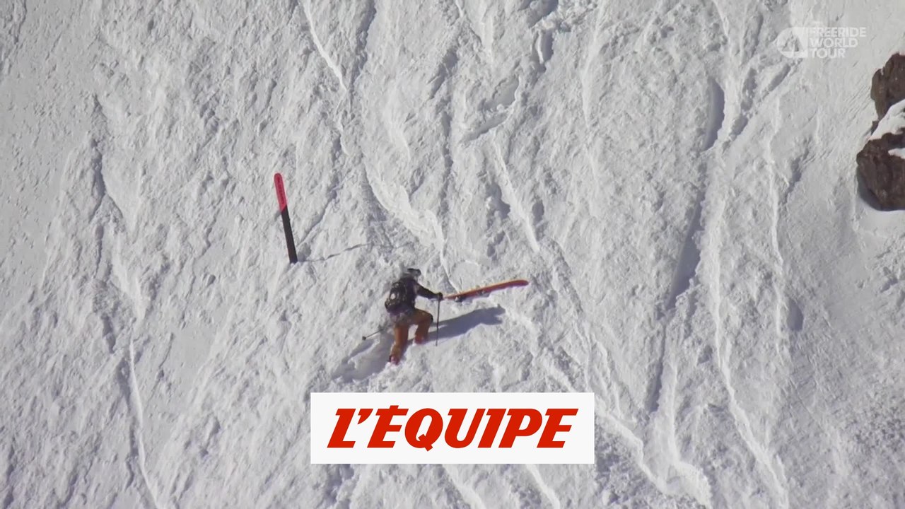la chute de Léo Slemett en Autriche - Adrénaline - Ski freeride