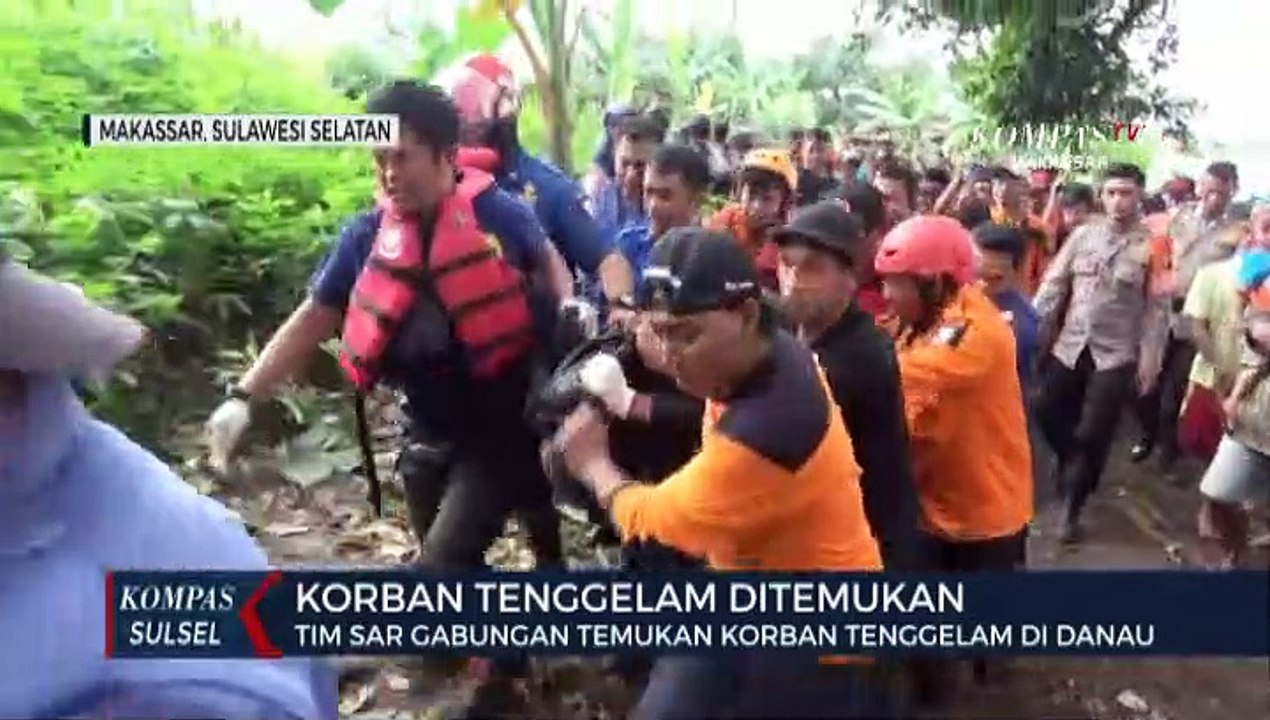 Tim Sar Gabungan Temukan Korban Tenggelam Di Danau