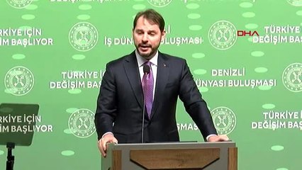 DENİZLİ Bakan Albayrak, İş Dünyası Buluşması Programı'nda önemli açıklamalarda bulundu