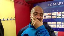 Le coach Eric Chelle quand on lui parle de la série d'invincibilité du FC Martigues à domicile