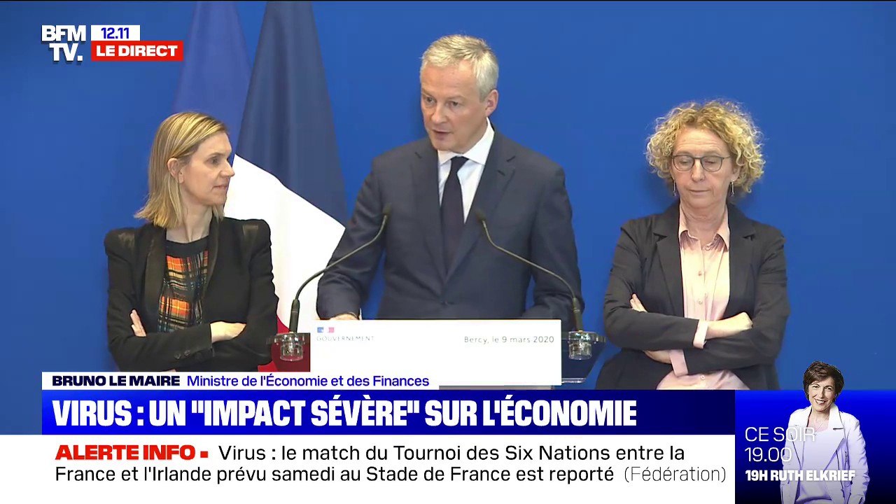 Bruno Le Maire souhaite que les compagnies aériennes conservent leurs créneaux aériens, "sans faire tourner leurs avions à vide dans le ciel"