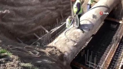 Polatlı içme suyu hattına neşter