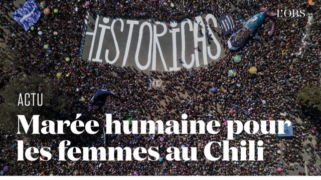 Manifestation monstre au Chili pour les droits des femmes