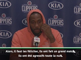 NBA - Kawhi : "Notre rythme de jeu était trop lent ce soir"