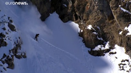 Marion Haerty, première femme triple championne du monde de freeride