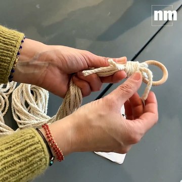 TUTO. Les abonnées numériques vous apprennent à réaliser une suspension pour plante en macramé