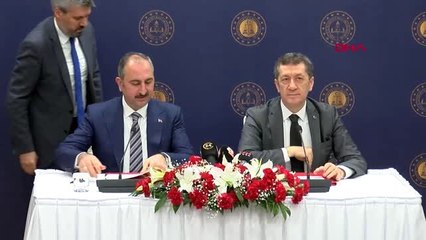 Bakan Gül ve Selçuk, iş birliği protokolü imzaladı -1