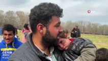 Düşe kalka bebek bezini taşıyan minik mültecinin ailesi konuştu
