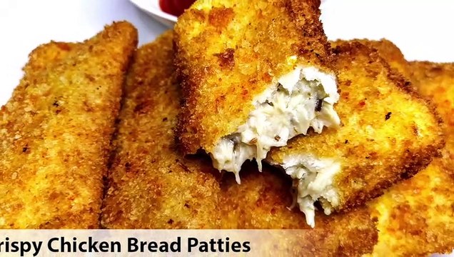 Crispy Chicken Bread Patties Recipe By Kitchen with Annie (Ramzan special recipe)