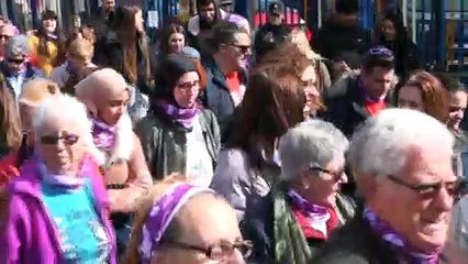 La I Marcha por la Igualdad recorrió el centro de Leganés