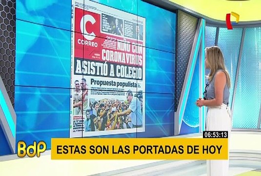 Las principales portadas de diarios locales hoy lunes 9 de marzo