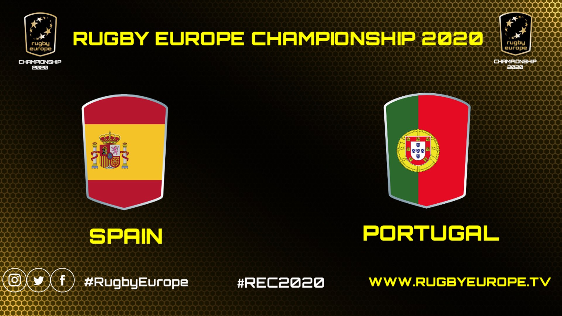 SPAIN / PORTUGAL - RUGBY EUROPE CHAMPIONSHIP 2020