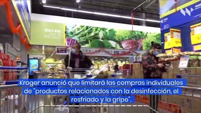 Las tiendas están limitando las ventas de papel higiénico y mascarillas debido a las compras de pánico
