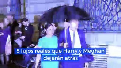 5 lujos reales que Harry y Meghan dejarán atrás