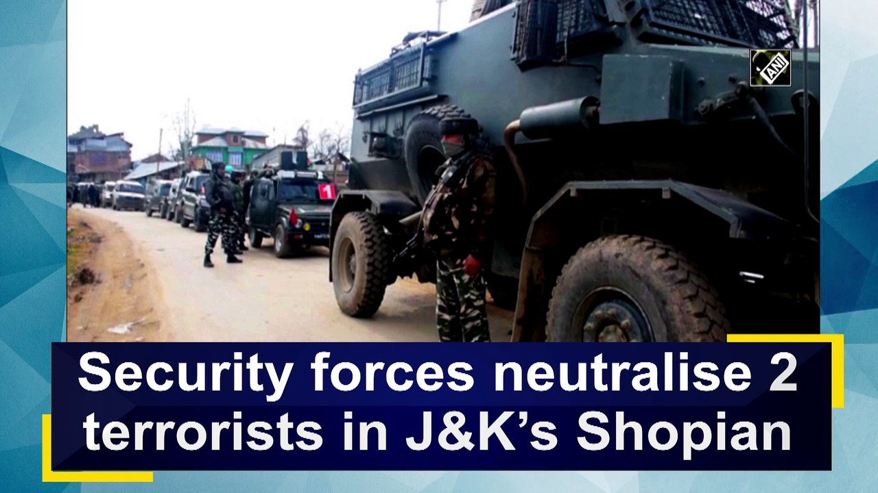 Security forces neutralise 2 terrorists in J&K’s Shopian