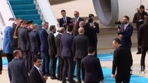 Cumhurbaşkanı Erdoğan Brüksel'e gitti: Havalimanında 'koronavirüs' detayı...