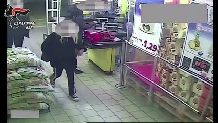 Puglia - Furti in supermercati tra Molfetta, Trani e Barletta. 3 arresti (09.03.20.)